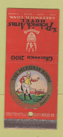 Matchbook Cover - Pickwick Arms Hotel Greenwich CT WEAR 30 Stick