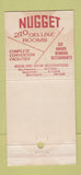 Matchbook Cover - Nugget Casino Sparks NV Girlie clown 30 Strike