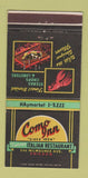 Matchbook Cover - Como Inn Italian Chicago IL 30 Strike