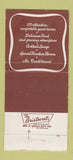 Matchbook Cover - Cumberland Hotel Bridgeton NJ 30 Strike