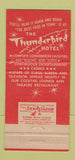Matchbook Cover - Thunderbird Hotel Las Vegas NV 30 Strike