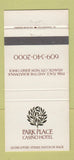 Matchbook Cover - Park Place Casino Hotel Atlantic City NJ 30 Strike