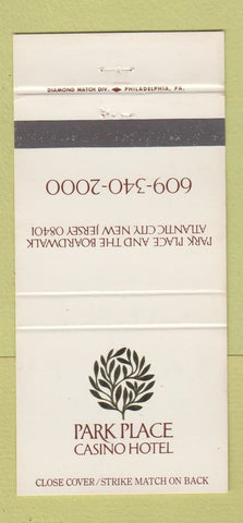 Matchbook Cover - Park Place Casino Hotel Atlantic City NJ 30 Strike