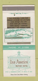 Matchbook Cover - Inn America Motor Hotel St Louis MO 30 Strike