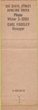 Matchbook Cover - Interstate Finance Loans Bowling Green KY