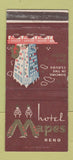 Matchbook Cover - Hotel Mapes Casino Reno NV 30 Strike