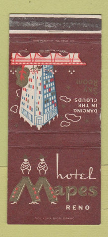 Matchbook Cover - Hotel Mapes Casino Reno NV 30 Strike