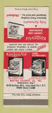 Matchbook Cover - Kitchen Aid Dishwasher Long Island City NY 30 Strike