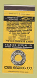 Matchbook Cover - Iowa Bearing Company Cedar Rapids Davenport IA 30 Strike