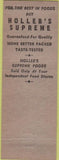 Matchbook Cover - Holleb's Coffee Peaches canned