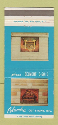 Matchbook Cover - Columbia Cut Stone Columbia Station OH 30 Strike