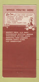 Matchbook Cover - Santa Clara County CA Tourism 30 Strike