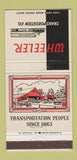 Matchbook Cover - Wheeler Trucking 30 Strike