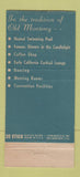 Matchbook Cover - Casa Munras Hotel Monterey CA 30 Stick