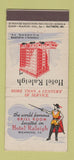 Matchbook Cover - Hotel Raleigh Richmond VA 21 Strike Feature