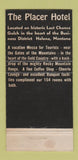 Matchbook Cover - Placer Hotel Helena MT WEAR 30 Strike