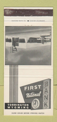 Matchbook Cover - First National Bank Torrington WY 30 Strike