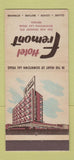 Matchbook Cover - Hotel Fremont Casino Las Vegas NV 30 Stick