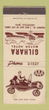 Matchbook Cover - Gilhara Motor Hotel Grenville MS WEAR 30 Strike