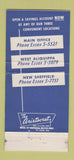 Matchbook Cover - Woodlawn Trust Company Aliquippa PA 30 Strike