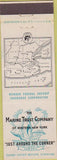Matchbook Cover - Marine Trust Co Western NY