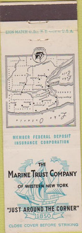 Matchbook Cover - Marine Trust Co Western NY