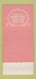Matchbook Cover - Hotel Fontainebleau Miami Beach FL La Ronde 30 Stick