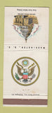 Matchbook Cover - US Congress Clarence Kilburn NY New York 30 Strike