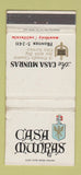 Matchbook Cover - Casa Munras Monterey CA WEAR 30 Strike