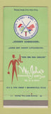 Matchbook Cover - Mr John's Men's Clothes Brownsville TX 30 Strike