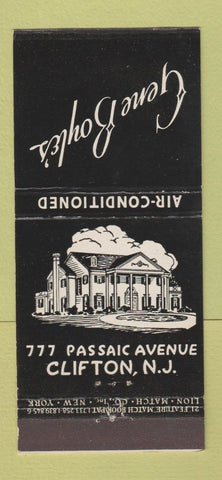 Matchbook Cover - Gene Boyle's Clifton NJ 21 Strike Feature