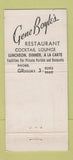 Matchbook Cover - Gene Boyle's Clifton NJ 21 Strike Feature