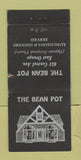 Matchbook Cover - The Bean Pot East Orange NJ WORN 30 Strike