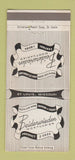 Matchbook Cover - Beiderwieder Mortuary St Louis MO WEAR 30 Strike