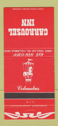 Matchbook Cover - Carrousel Inn Columbus OH 30 Strike