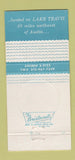 Matchbook Cover - Lakeview Inn Marina Austin TX WEAR 30 Strike