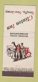 Matchbook Cover - Clinton Inn Tenafly NJ 21 Strike Feature