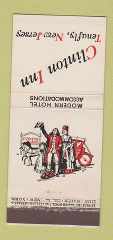 Matchbook Cover - Clinton Inn Tenafly NJ 21 Strike Feature