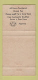 Matchbook Cover - Casablanca Motel Redwood City CA 30 Strike