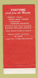 Matchbook Cover - Market Inn Washington DC WEAR 30 Strike