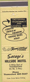 Matchbook Cover - Savage's Motel Thamseford ON