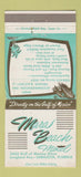 Matchbook Cover - Mara Beach Motel Sarasota FL WORN 30 Strike