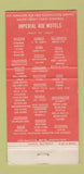 Matchbook Cover - Imperial 400 Motel Provo UT WEAR 30 Strike