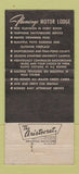Matchbook Cover - Flamingo Motor Lodge Palo Alto CA 30 Strike