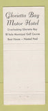 Matchbook Cover - Glorietta Bay Motor Hotel Coronado CA 30 Strike
