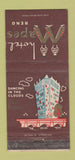 Matchbook Cover - Hotel Mapes Casino Reno NV 30 Strike