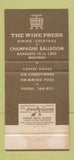 Matchbook Cover - Del Webb's Towne House Fresno CA 30 Strike