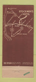 Matchbook Cover - Stockmen's Hotel Elko NV 30 Stick