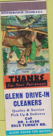 Matchbook Cover - Glenn Drive In Cleaners Garfield Heights OH?