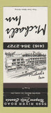 Matchbook Cover - Michael's Inn Niagara Falls ON 30 Strike
